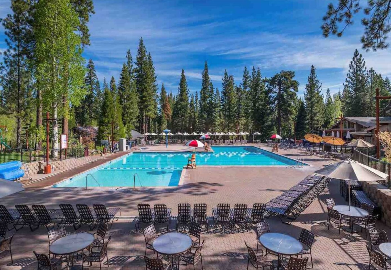 Seasonal main pool at the Northstar Recreation Center