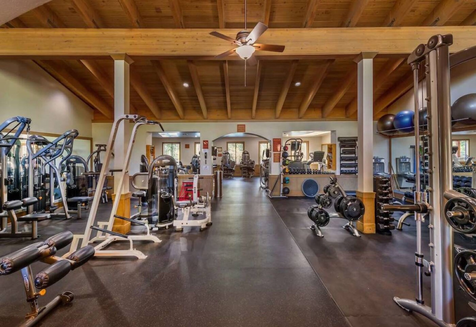 Fitness room at the Northstar Recreation Center
